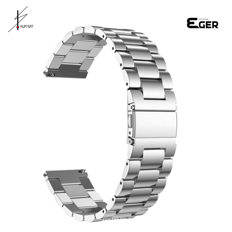 Narukvica za pametni sat metalna silver 22mm
